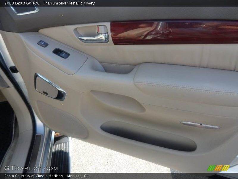 Titanium Silver Metallic / Ivory 2008 Lexus GX 470