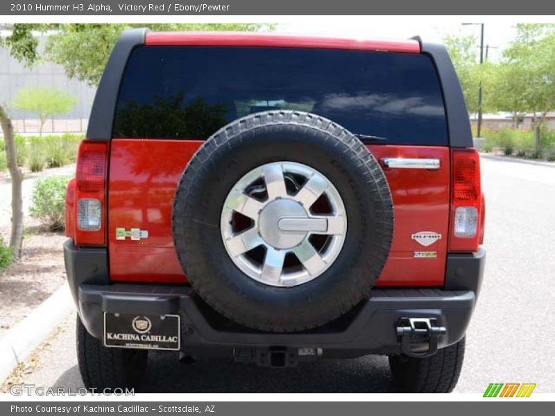 Victory Red / Ebony/Pewter 2010 Hummer H3 Alpha