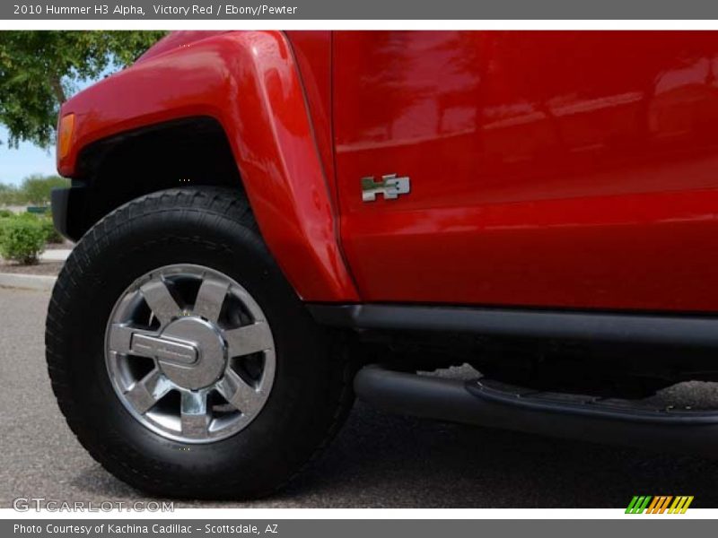 Victory Red / Ebony/Pewter 2010 Hummer H3 Alpha