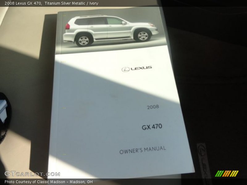 Titanium Silver Metallic / Ivory 2008 Lexus GX 470
