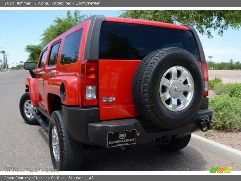 Victory Red / Ebony/Pewter 2010 Hummer H3 Alpha
