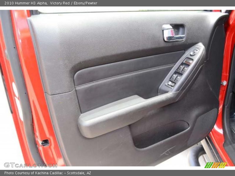 Victory Red / Ebony/Pewter 2010 Hummer H3 Alpha