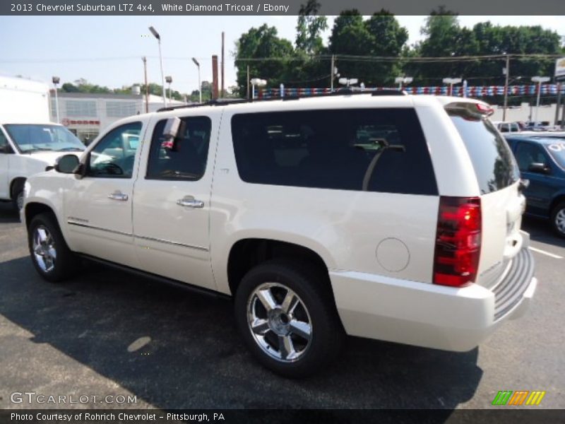 White Diamond Tricoat / Ebony 2013 Chevrolet Suburban LTZ 4x4