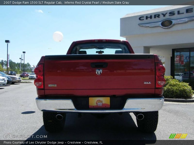 Inferno Red Crystal Pearl / Medium Slate Gray 2007 Dodge Ram 1500 SLT Regular Cab