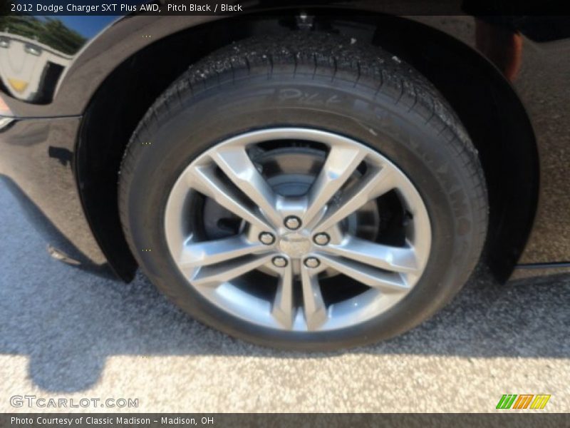 Pitch Black / Black 2012 Dodge Charger SXT Plus AWD