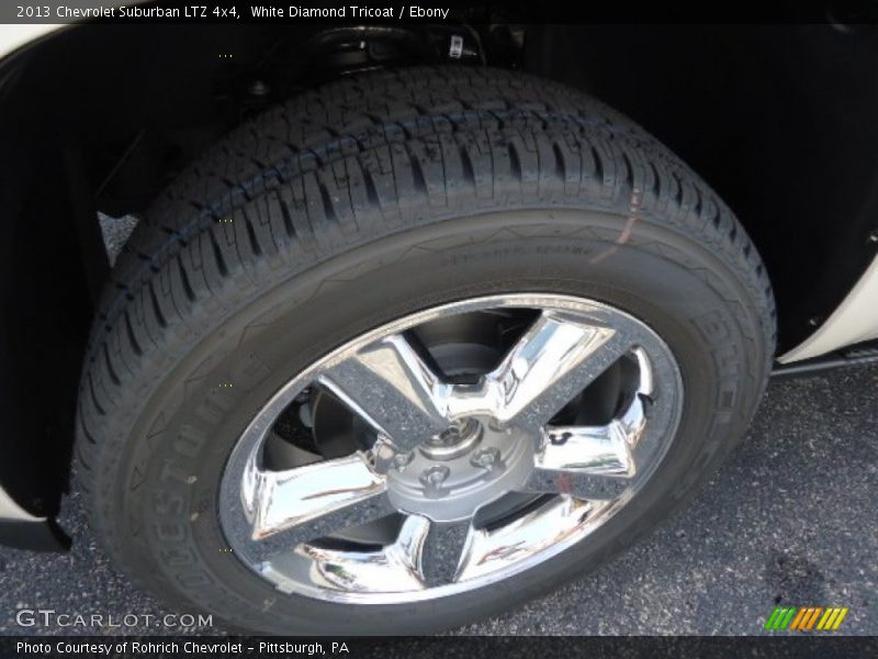 White Diamond Tricoat / Ebony 2013 Chevrolet Suburban LTZ 4x4