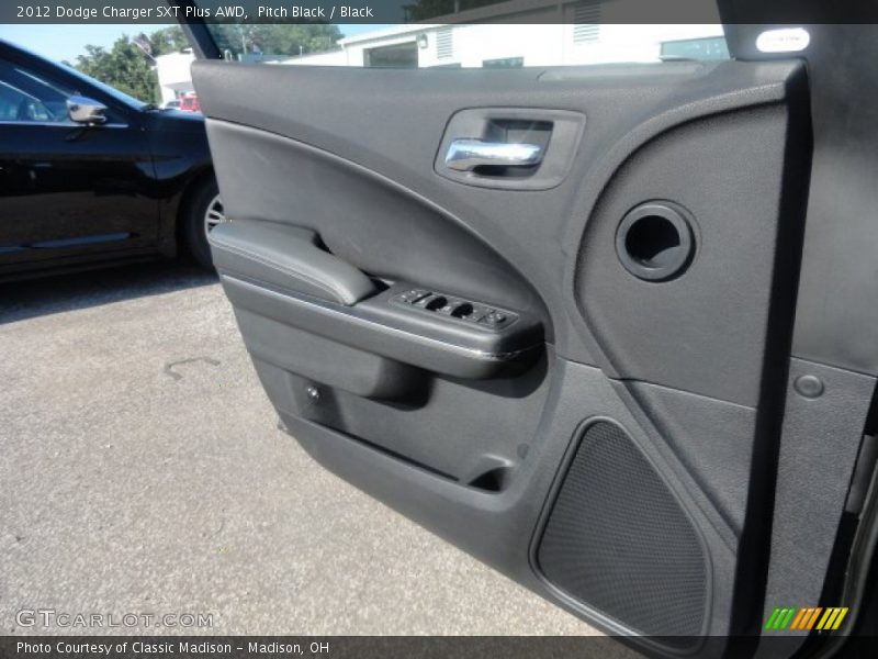 Pitch Black / Black 2012 Dodge Charger SXT Plus AWD