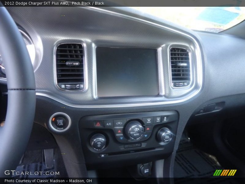 Pitch Black / Black 2012 Dodge Charger SXT Plus AWD