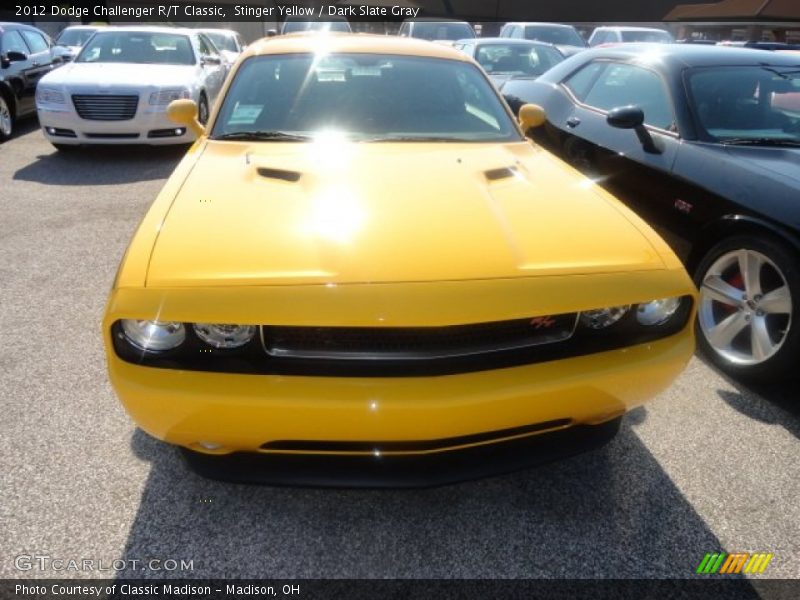 Stinger Yellow / Dark Slate Gray 2012 Dodge Challenger R/T Classic