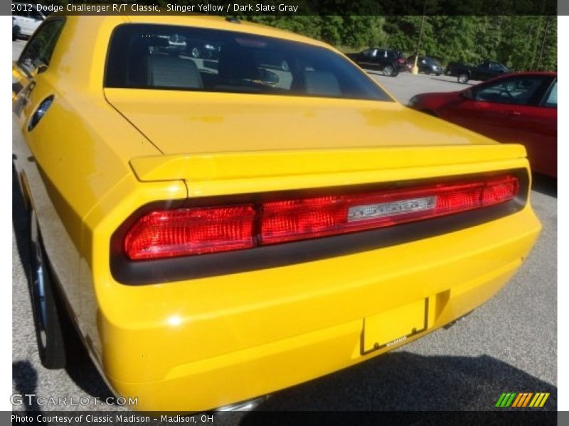 Stinger Yellow / Dark Slate Gray 2012 Dodge Challenger R/T Classic