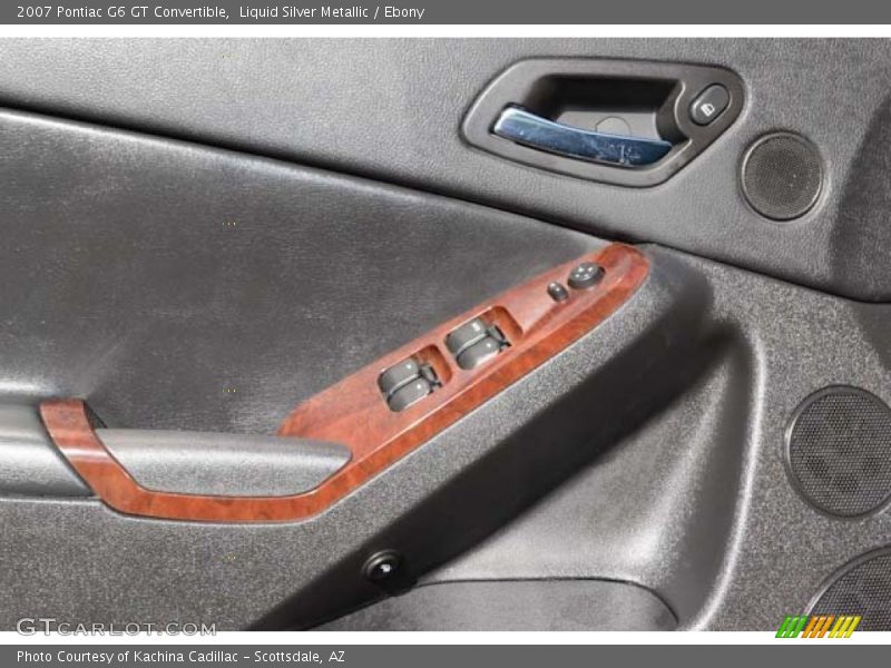 Liquid Silver Metallic / Ebony 2007 Pontiac G6 GT Convertible
