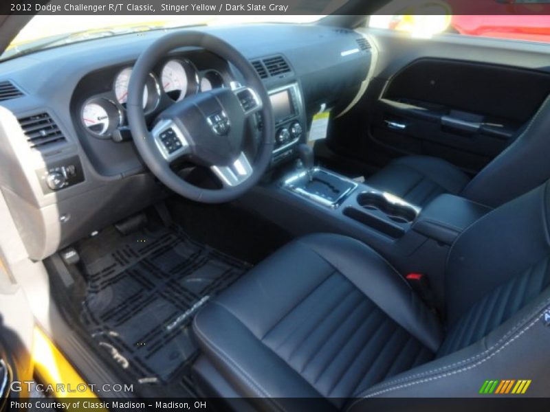Dark Slate Gray Interior - 2012 Challenger R/T Classic 