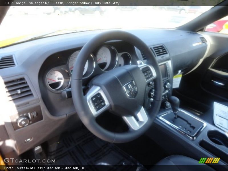 Stinger Yellow / Dark Slate Gray 2012 Dodge Challenger R/T Classic