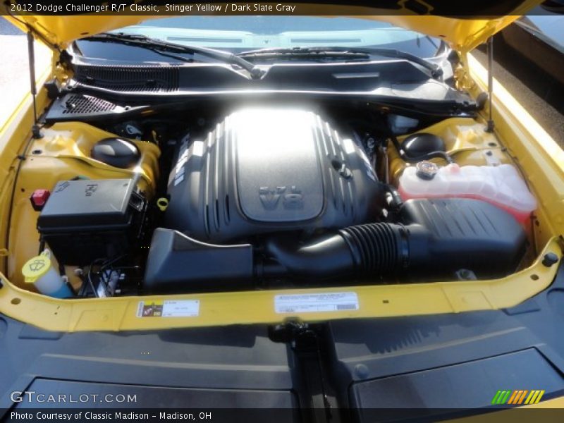Stinger Yellow / Dark Slate Gray 2012 Dodge Challenger R/T Classic