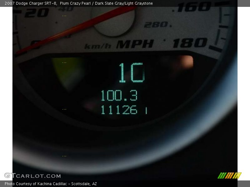 Plum Crazy Pearl / Dark Slate Gray/Light Graystone 2007 Dodge Charger SRT-8