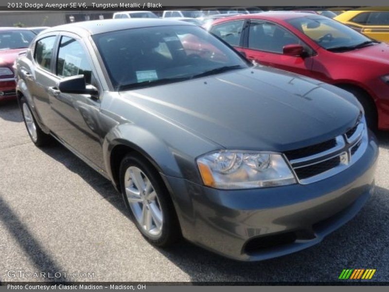 Tungsten Metallic / Black 2012 Dodge Avenger SE V6