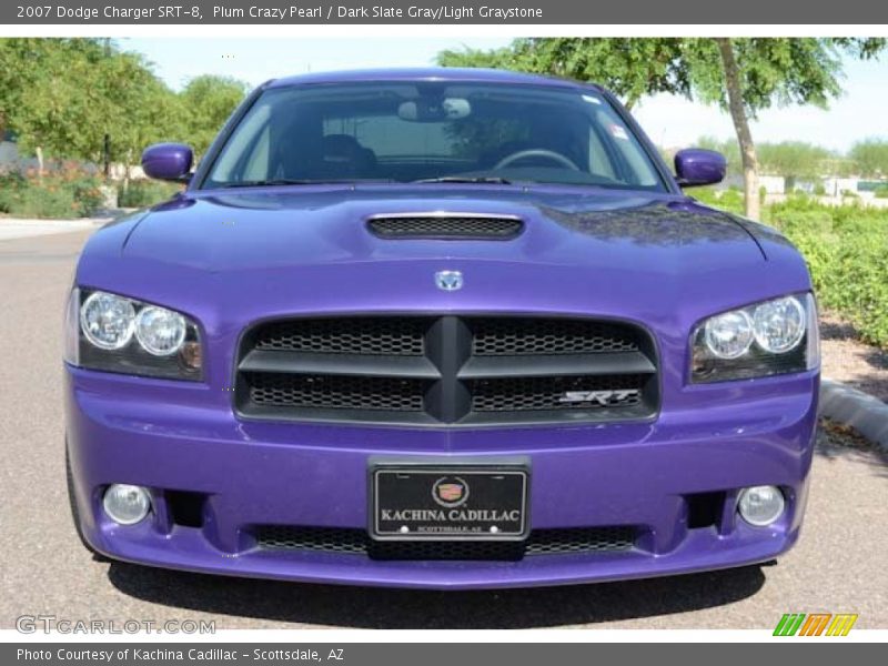 Plum Crazy Pearl / Dark Slate Gray/Light Graystone 2007 Dodge Charger SRT-8