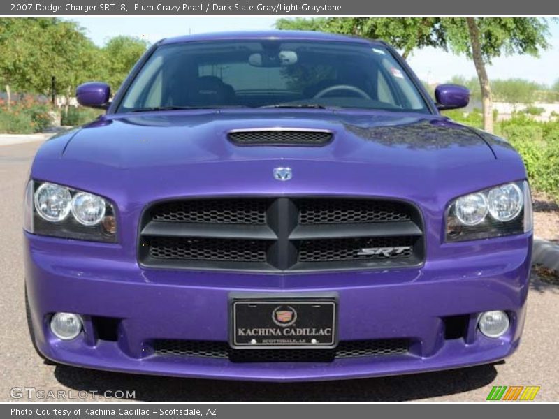 Plum Crazy Pearl / Dark Slate Gray/Light Graystone 2007 Dodge Charger SRT-8
