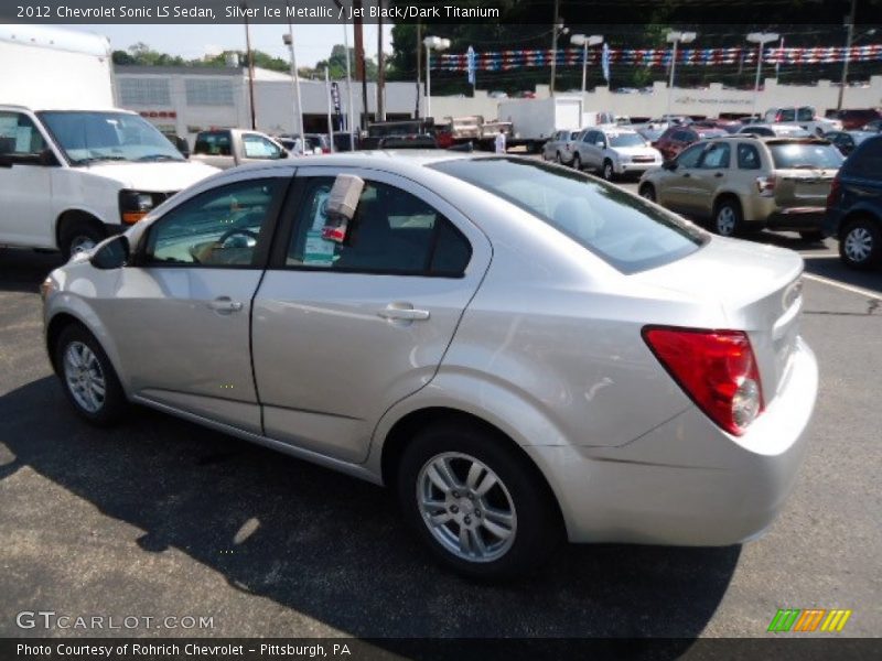 Silver Ice Metallic / Jet Black/Dark Titanium 2012 Chevrolet Sonic LS Sedan