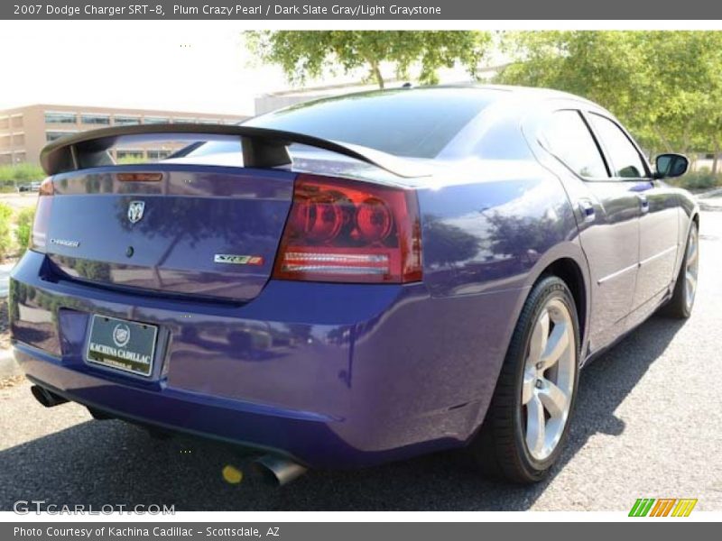 Plum Crazy Pearl / Dark Slate Gray/Light Graystone 2007 Dodge Charger SRT-8