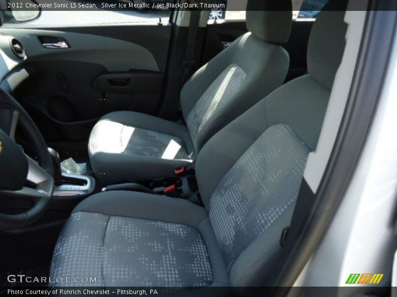 Silver Ice Metallic / Jet Black/Dark Titanium 2012 Chevrolet Sonic LS Sedan