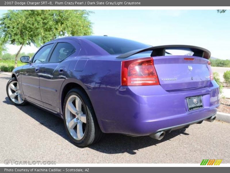 Plum Crazy Pearl / Dark Slate Gray/Light Graystone 2007 Dodge Charger SRT-8