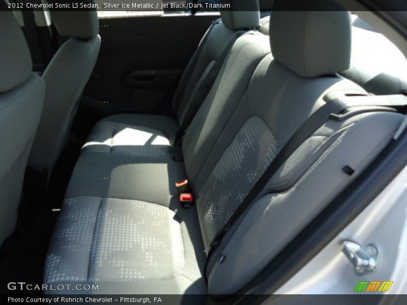 Silver Ice Metallic / Jet Black/Dark Titanium 2012 Chevrolet Sonic LS Sedan