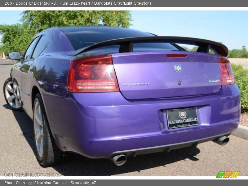 Plum Crazy Pearl / Dark Slate Gray/Light Graystone 2007 Dodge Charger SRT-8