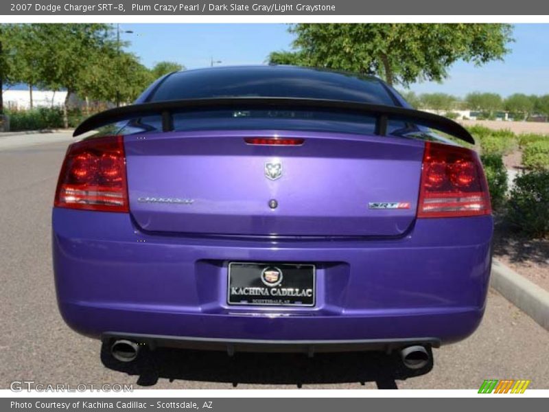 Plum Crazy Pearl / Dark Slate Gray/Light Graystone 2007 Dodge Charger SRT-8
