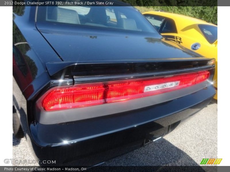 Pitch Black / Dark Slate Gray 2012 Dodge Challenger SRT8 392