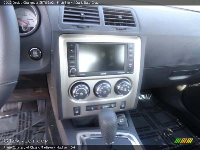 Pitch Black / Dark Slate Gray 2012 Dodge Challenger SRT8 392