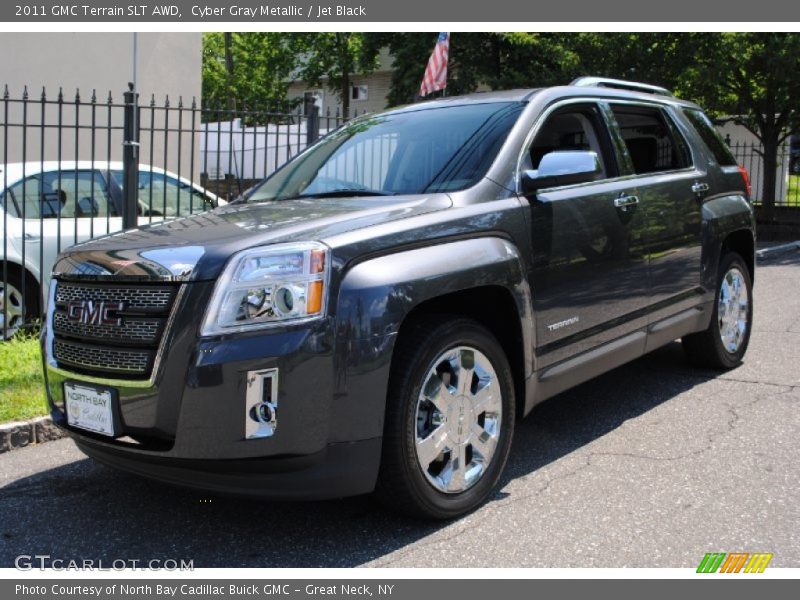 Cyber Gray Metallic / Jet Black 2011 GMC Terrain SLT AWD