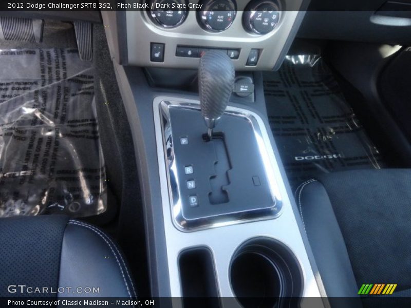 Pitch Black / Dark Slate Gray 2012 Dodge Challenger SRT8 392