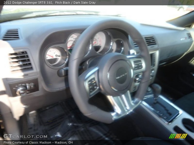 Pitch Black / Dark Slate Gray 2012 Dodge Challenger SRT8 392