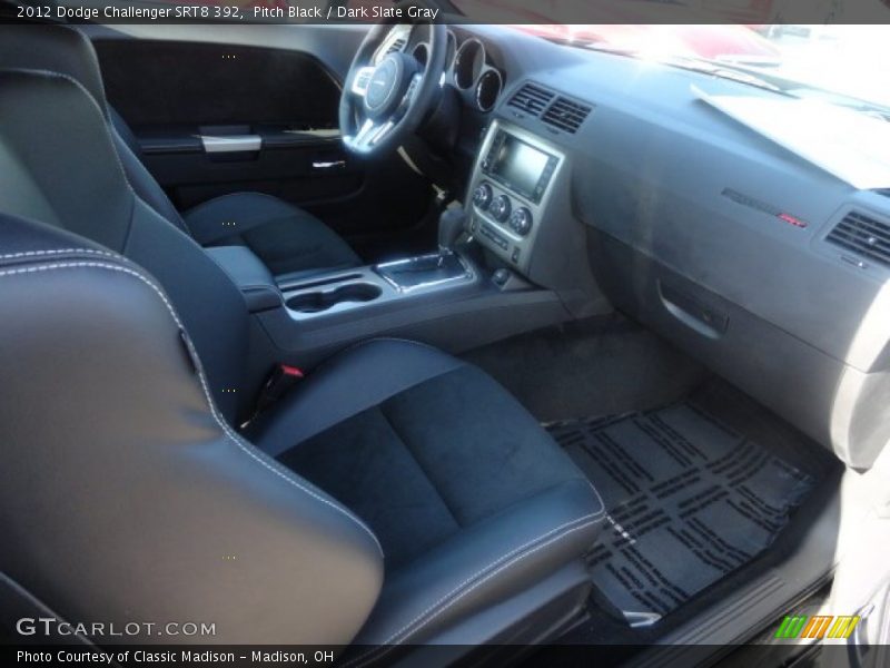 Pitch Black / Dark Slate Gray 2012 Dodge Challenger SRT8 392