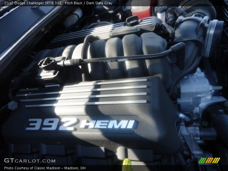 Pitch Black / Dark Slate Gray 2012 Dodge Challenger SRT8 392