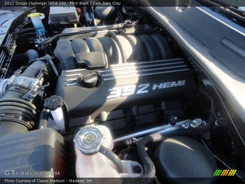Pitch Black / Dark Slate Gray 2012 Dodge Challenger SRT8 392