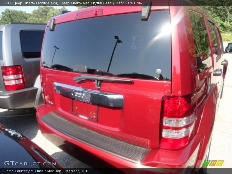 Deep Cherry Red Crystal Pearl / Dark Slate Gray 2012 Jeep Liberty Latitude 4x4