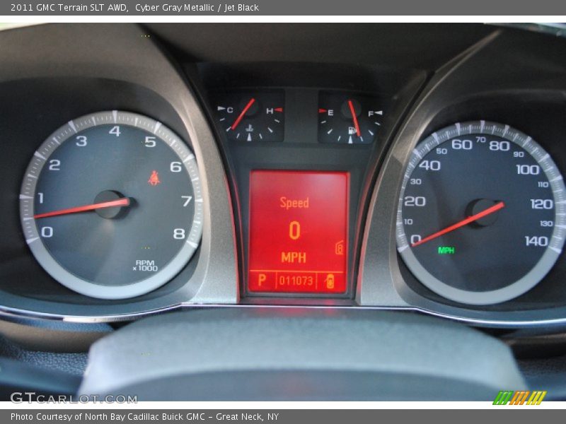Cyber Gray Metallic / Jet Black 2011 GMC Terrain SLT AWD