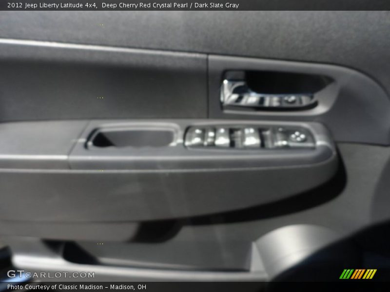 Deep Cherry Red Crystal Pearl / Dark Slate Gray 2012 Jeep Liberty Latitude 4x4