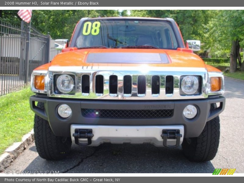Solar Flare Metallic / Ebony Black 2008 Hummer H3