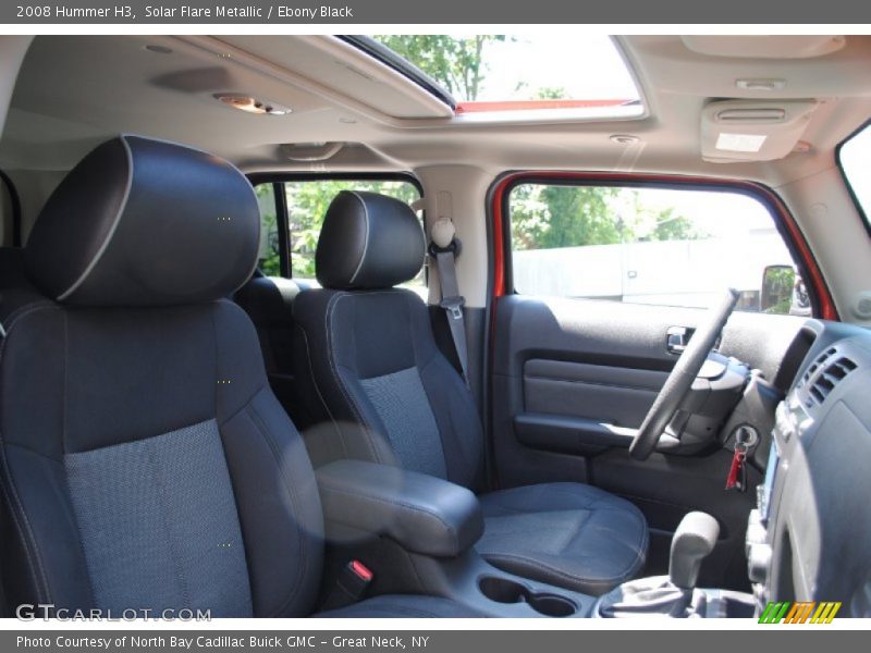 Solar Flare Metallic / Ebony Black 2008 Hummer H3