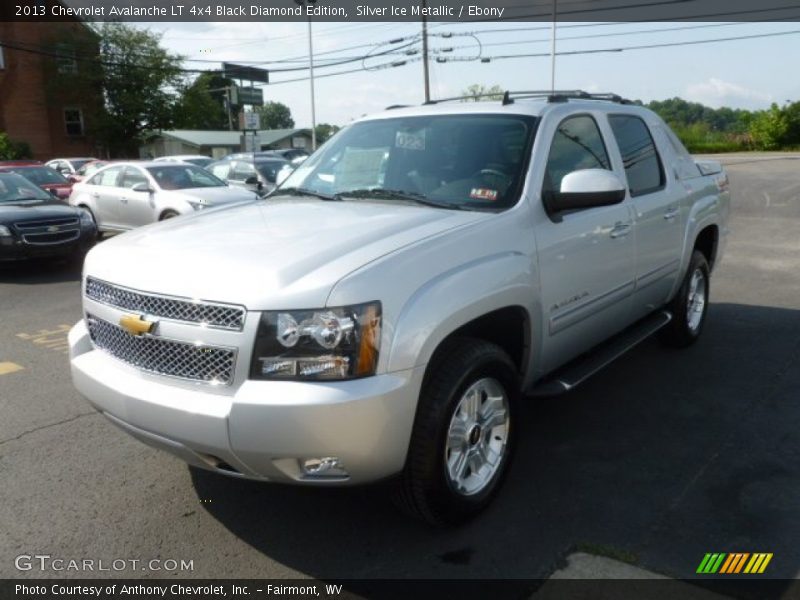 Silver Ice Metallic / Ebony 2013 Chevrolet Avalanche LT 4x4 Black Diamond Edition