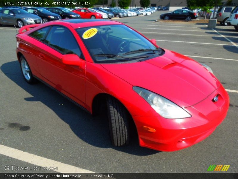 Absolutely Red / Black 2001 Toyota Celica GT-S