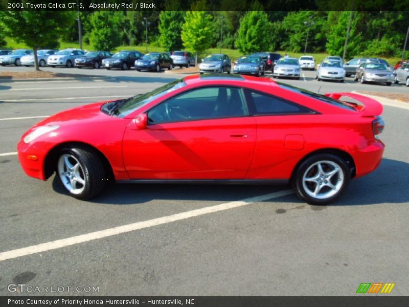 Absolutely Red / Black 2001 Toyota Celica GT-S