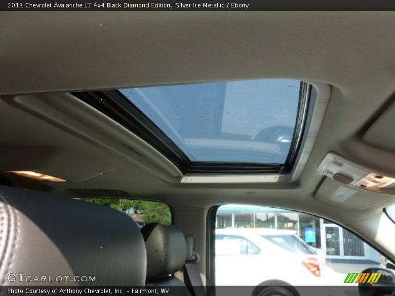 Silver Ice Metallic / Ebony 2013 Chevrolet Avalanche LT 4x4 Black Diamond Edition