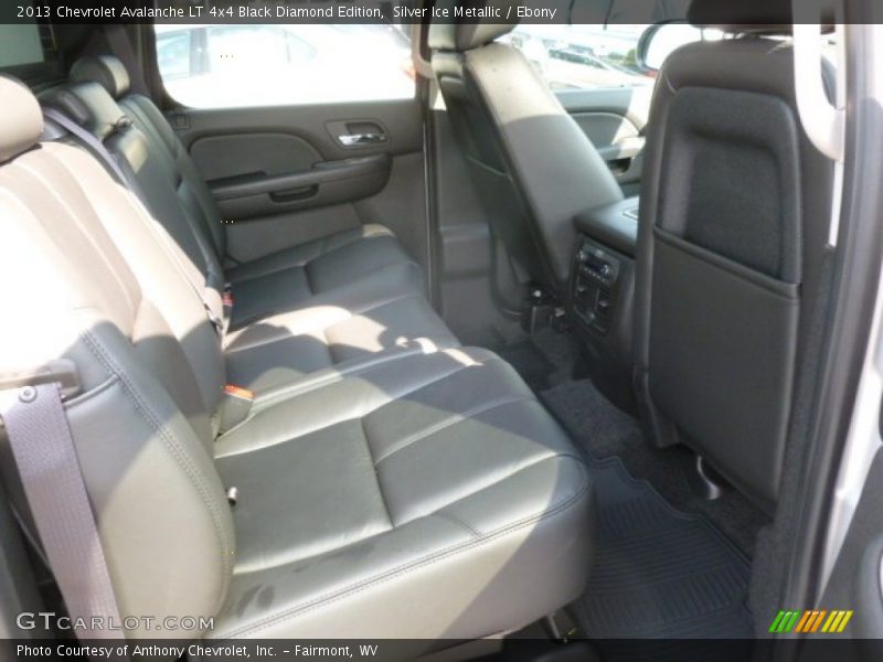 Silver Ice Metallic / Ebony 2013 Chevrolet Avalanche LT 4x4 Black Diamond Edition