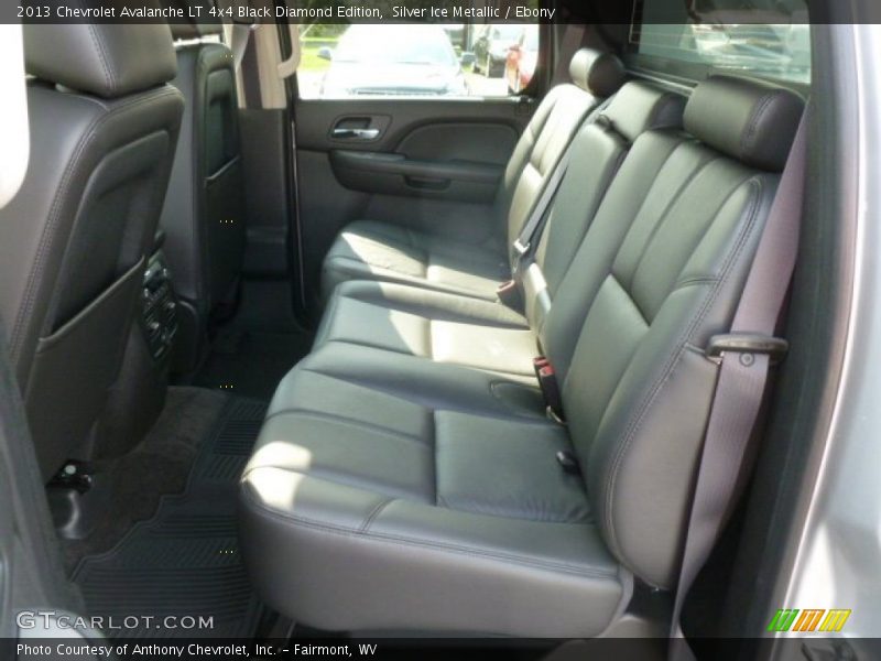 Silver Ice Metallic / Ebony 2013 Chevrolet Avalanche LT 4x4 Black Diamond Edition