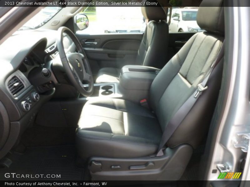 Silver Ice Metallic / Ebony 2013 Chevrolet Avalanche LT 4x4 Black Diamond Edition