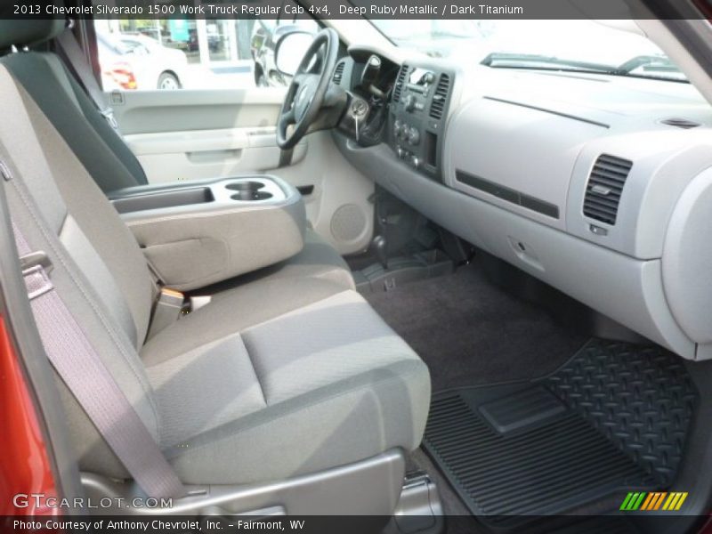 Deep Ruby Metallic / Dark Titanium 2013 Chevrolet Silverado 1500 Work Truck Regular Cab 4x4